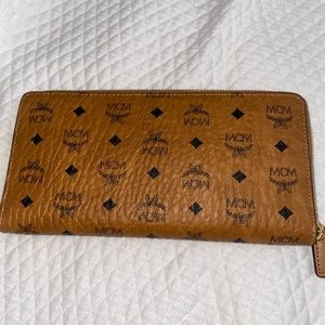 MCM brown/tan wallet